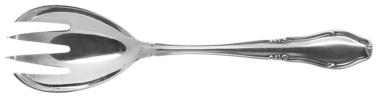 Nymphenburg (Sterling) Solid Salad Serving Fork by Bruckmann & Sohne-1
