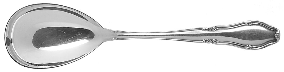 Nymphenburg (Sterling) Solid Salad Serving Spoon by Bruckmann & Sohne-1