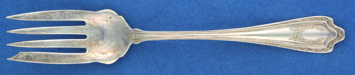 BSP1 Medium Solid Cold Meat Serving Fork by Beverly Silverplate-1