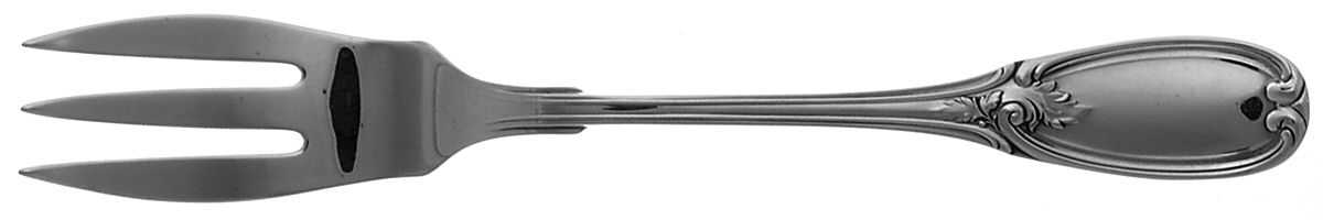 Saya (Sterling) Large Individual Solid Fish/Salad Fork by Buccellati-1