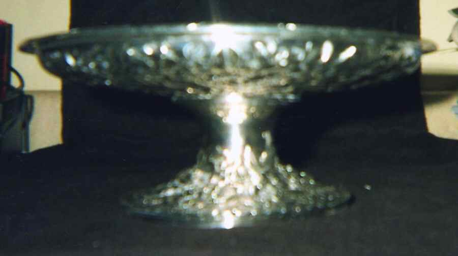 526 (Sterling, Hollowware) Round Compote (Height X Width) by Birmingham Silver Co-1