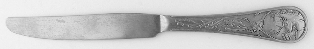 Deer (Stainless) New French Solid Knife by Bass Pro Shops Flatw-1
