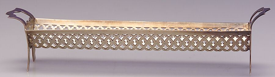 A5 (Sterling, Hollowware) Sugar Cube Holder by Baker Manchester-1