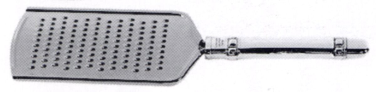 Palazzo Strozzi (Sterling) Cheese Grater with Hollow Handle, Stainless Grater by Buccellati-1