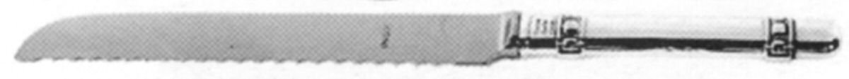 Palazzo Strozzi (Sterling) Bread Knife with Stainless Blade by Buccellati-1