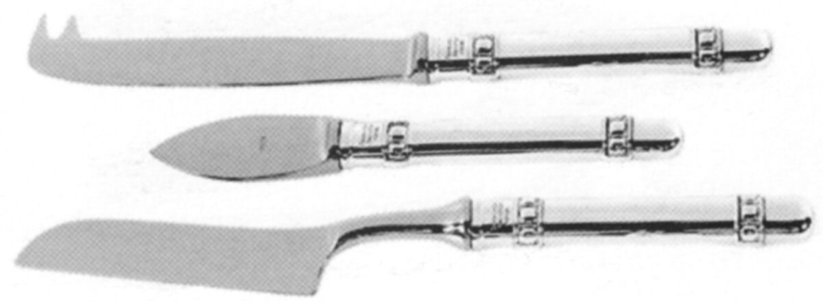 Palazzo Strozzi (Sterling) 3 Piece Cheese Serving Set by Buccellati-1