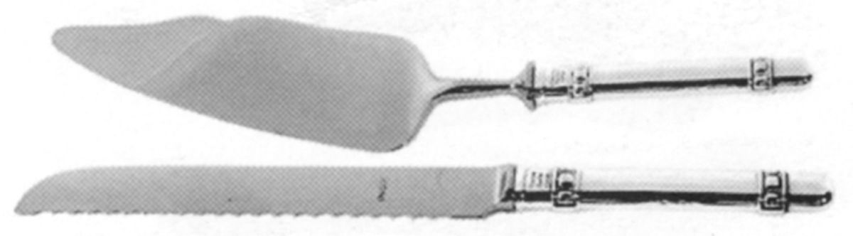 Palazzo Strozzi (Sterling) (2 Piece) Cake Serving Set (BRK & CAKST) by Buccellati-1