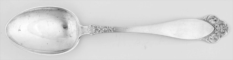 Laila (Sterling) Dessert/Oval Soup Spoon by Brodrene Lohne (Norway)-1