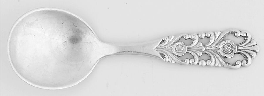 BDH2 (Sterling) Straight Handle Baby Spoon by Brodrene Lohne (Norway)-1