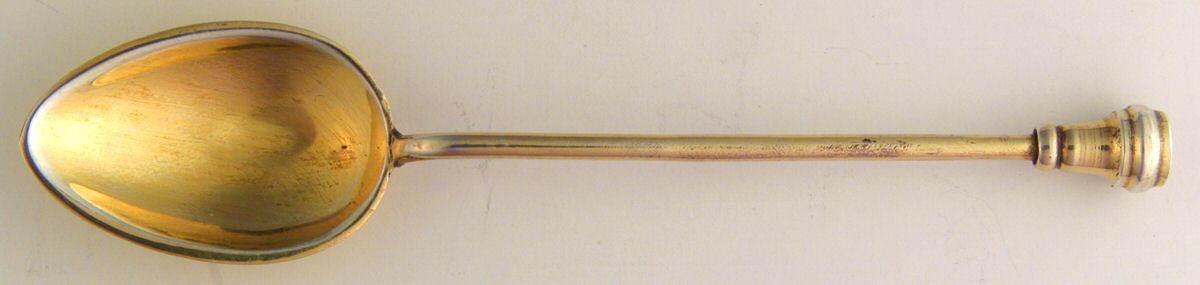 BBS4 (Sterling) Demitasse Spoon by Barker Bros Ltd. Flatware-1