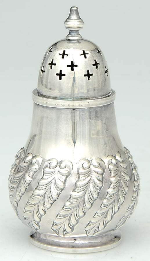 Silverplate Hollowware Muffineer by Barker Bros Ltd. Flatware-1