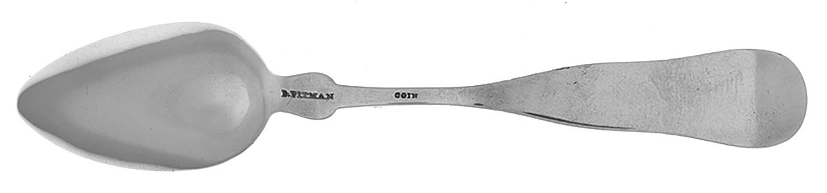 Coin Silver Flatware Teaspoon by Benjamin Pitman-2
