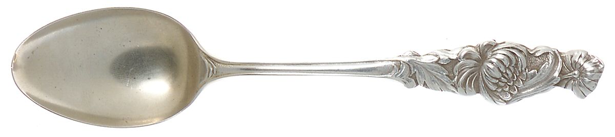 Floral Series (Sterling) Five O'Clock Spoon by Baker Manchester-1