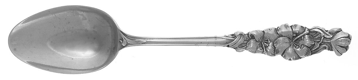 Floral Series (Sterling) Five O'Clock Spoon by Baker Manchester-1