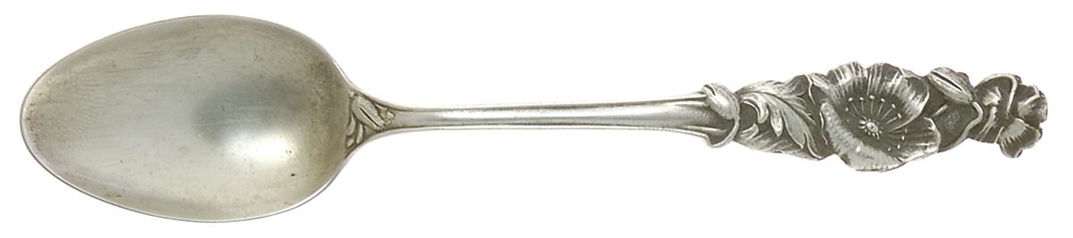 Floral Series (Sterling) Five O'Clock Spoon by Baker Manchester-1