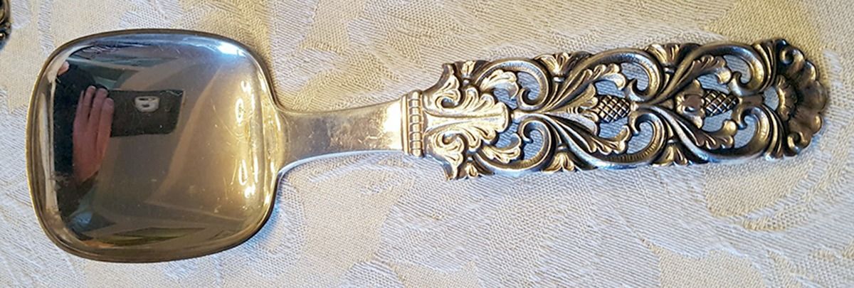 Kloster (Sterling) Solid Gravy Ladle by Brodrene Lohne (Norway)-1