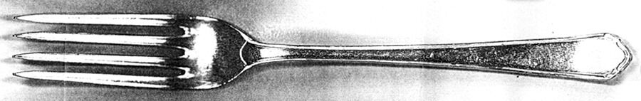 BBS5 (Silverplate) Fork by Barker Bros Ltd. Flatware-1