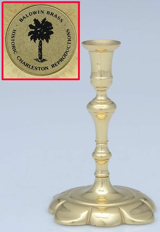Brass Candlesticks 4" Candlestick by Baldwin Brass-1