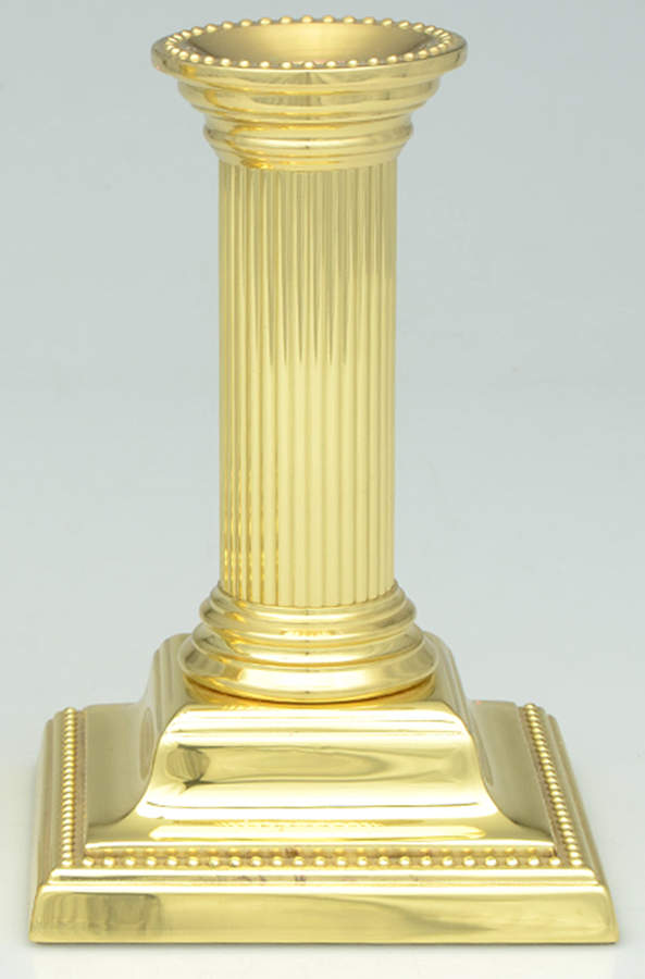 Brass Candlesticks 7" Smithsonian Candlestick by Baldwin Brass-1