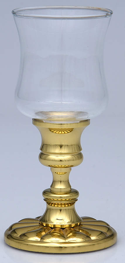 Brass Candlesticks Metal Votive with Glass Insert by Baldwin Brass-1