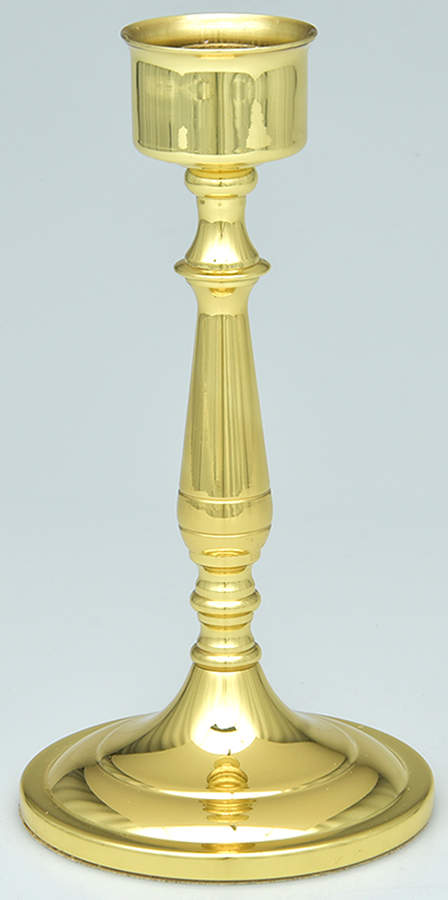 Brass Candlesticks Hurricane Lamp Base by Baldwin Brass-1