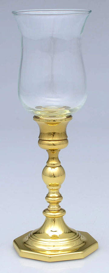 Brass Candlesticks Metal Votive with Glass Insert by Baldwin Brass-1