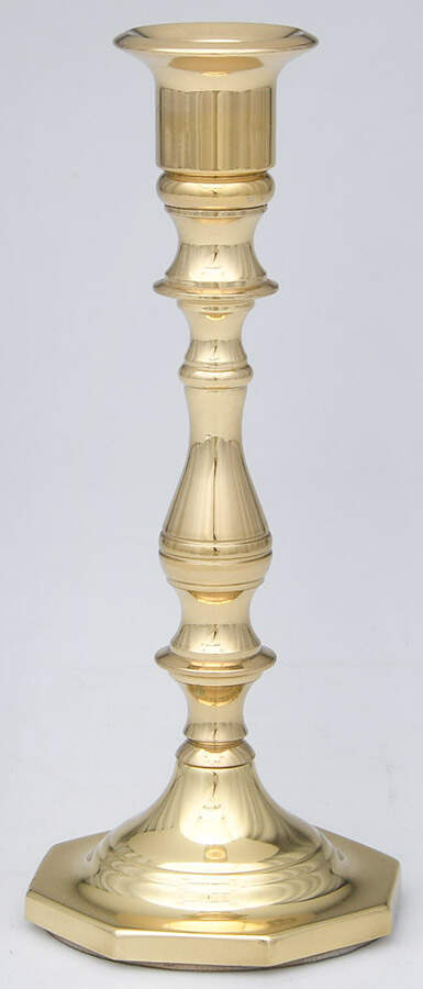 Brass Candlesticks 7" Candlestick by Baldwin Brass-1