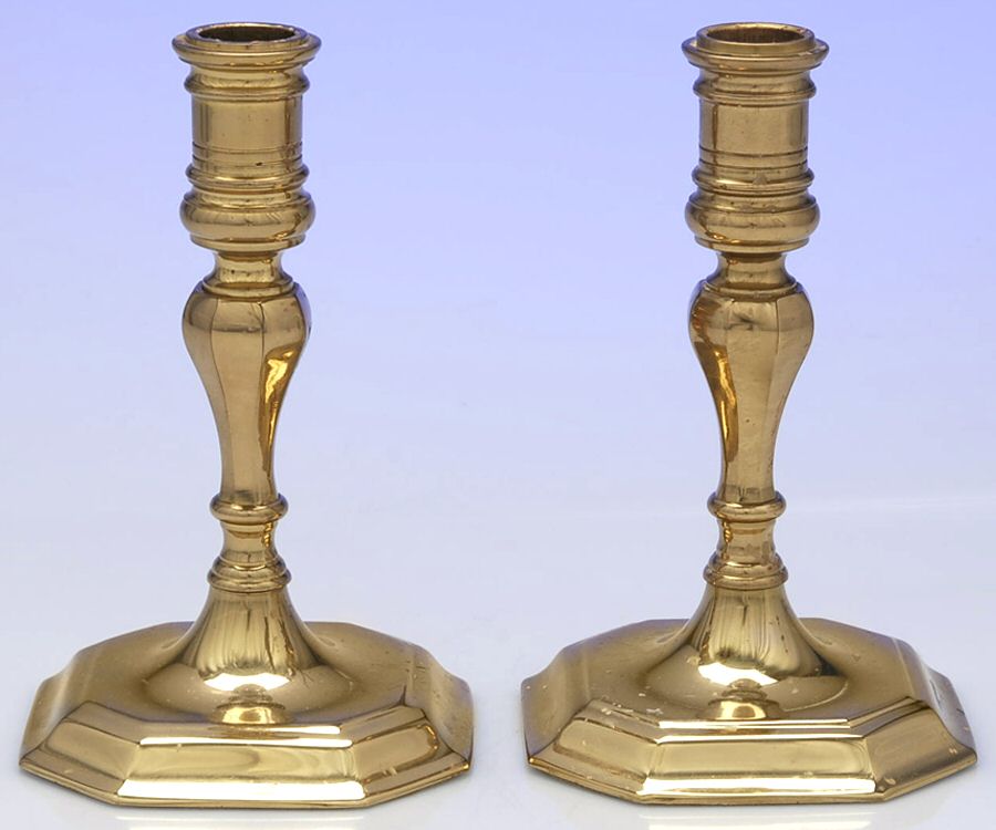 Brass Candlesticks Pair of 6" Candlesticks by Baldwin Brass-1