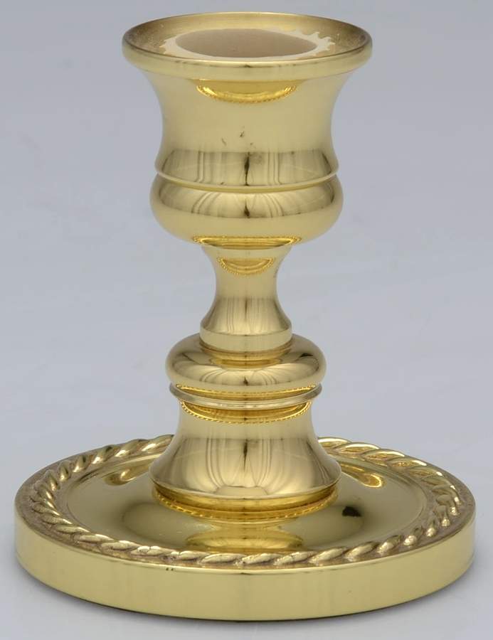 Brass Candlesticks 3" Console Candleholder by Baldwin Brass-1