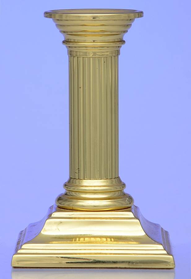 Brass Candlesticks 5" Smithsonian Candlestick by Baldwin Brass-1