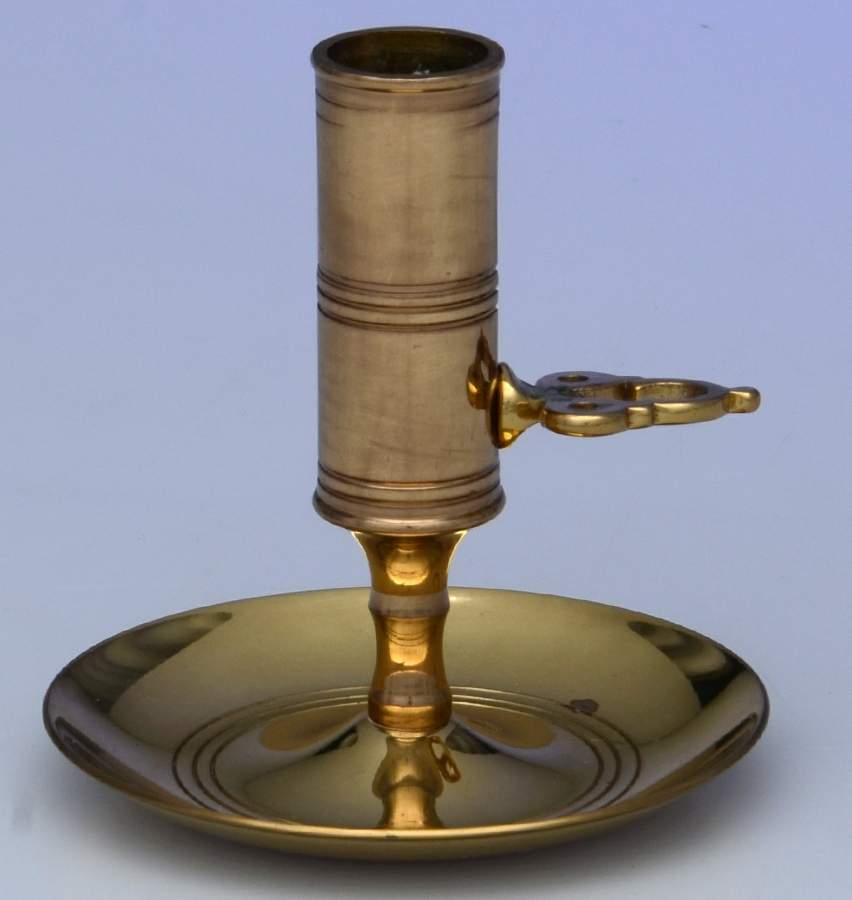 Brass Candlesticks Brass Chamberstick by Baldwin Brass-1