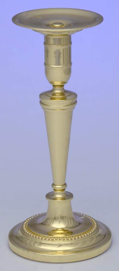 Brass Candlesticks 10" Pillar Candleholder by Baldwin Brass-1
