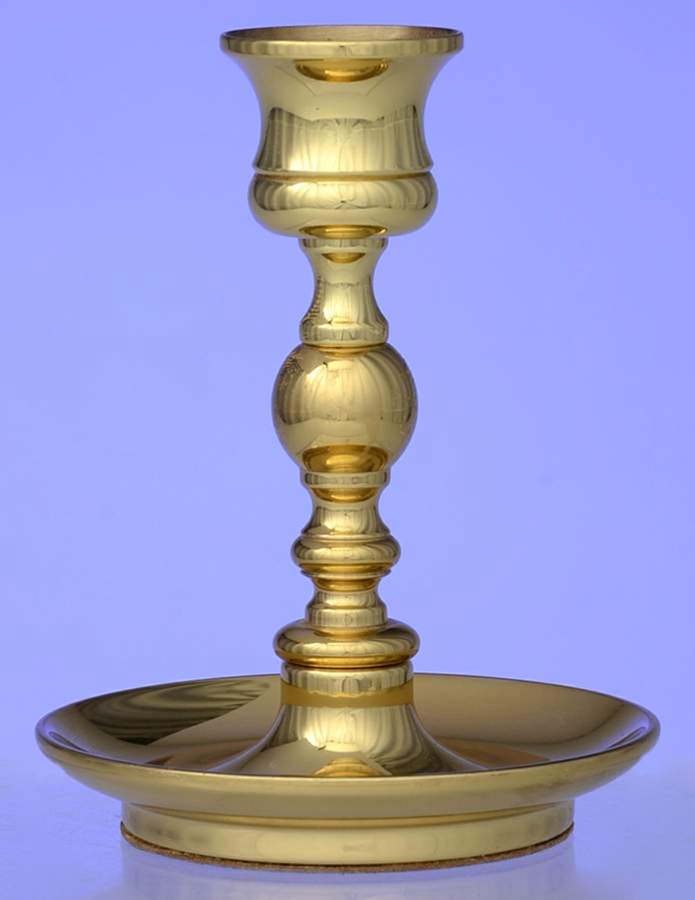 Brass Candlesticks 4" Console Candleholder by Baldwin Brass-1