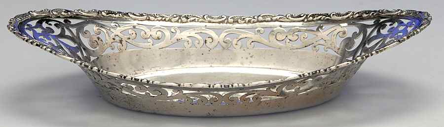 912 (Sterling, Hollowware) 8" Oval Bowl by Black Starr & Frost-1
