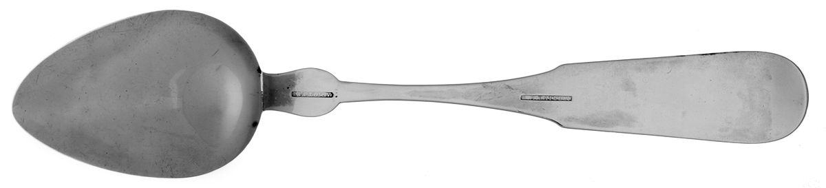 Coin Silver Flatware Tablespoon (Serving Spoon) by B. M. Bailey-2
