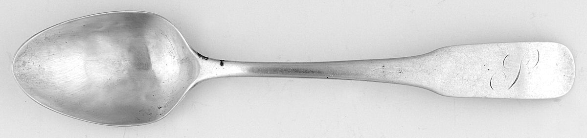 Coin Silver Flatware Teaspoon by J. Mott-1