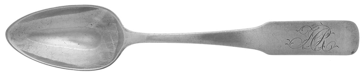 Coin Silver Flatware Teaspoon by J. Mott-1