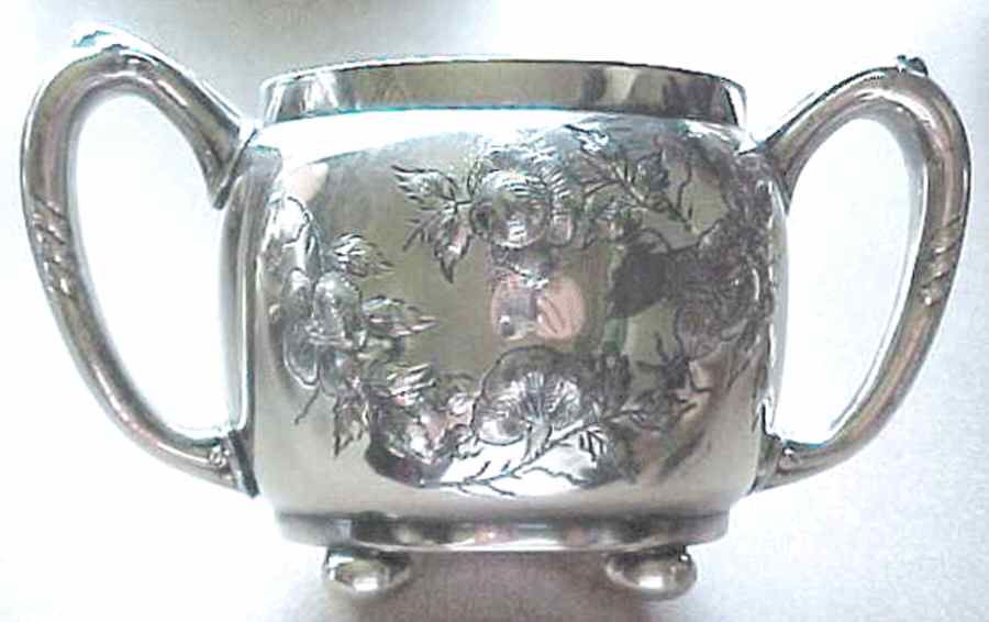 1002 (Silverplate, Hollowware) Waste Bowl by Barbour Silver (USA)-1