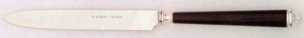 Ebony (Silverplate) New French Hollow Knife by Blachere-1