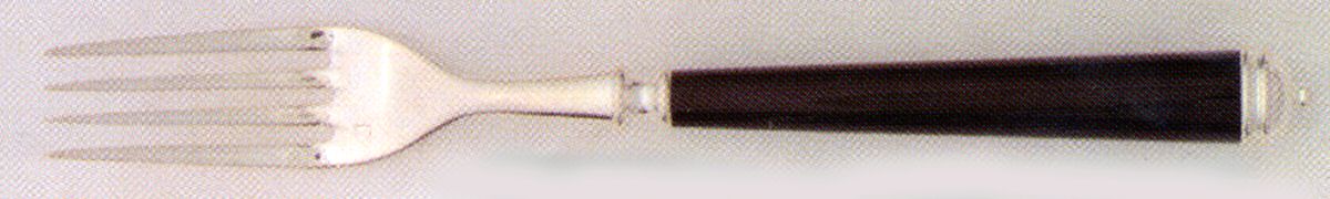 Ebony (Silverplate) Fork by Blachere-1
