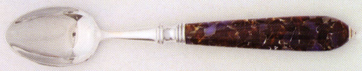 Lucy-Blue (Silverplate) Teaspoon by Blachere-1