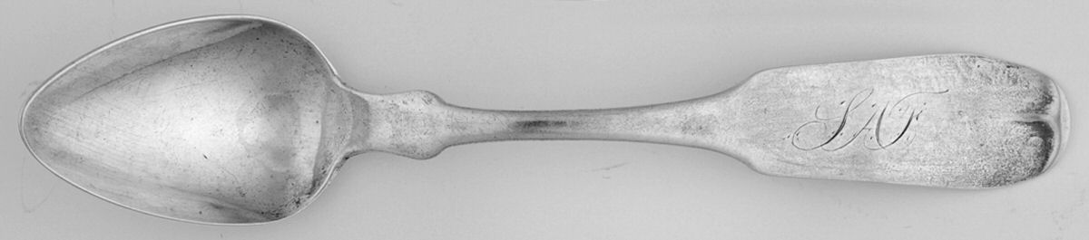 Coin Silver Flatware Teaspoon by Benjamin Gurnee-1