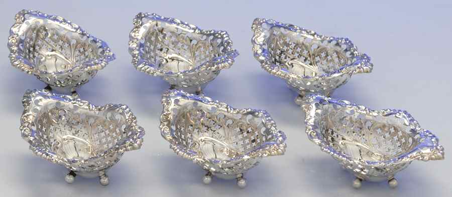 757 (Sterling, Hollowware) Sterling Nut (Set of 6) by Bailey, Banks & Biddle-1