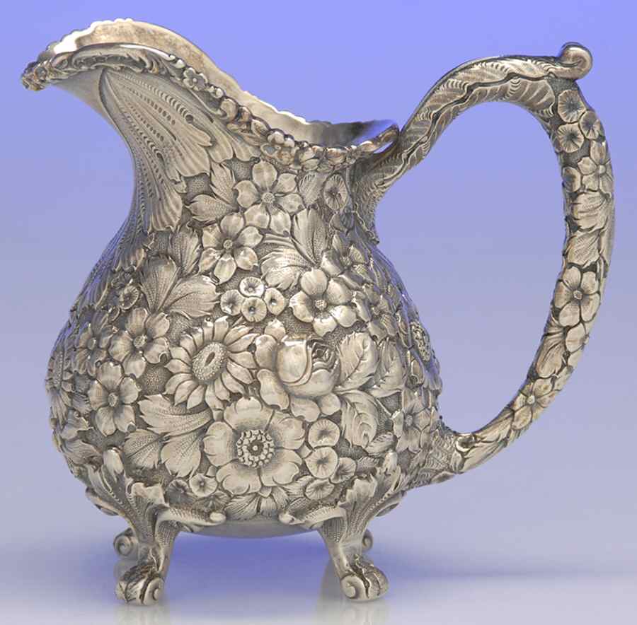 Repousse (Sterling, Hollowware) Creamer by Baltimore-1