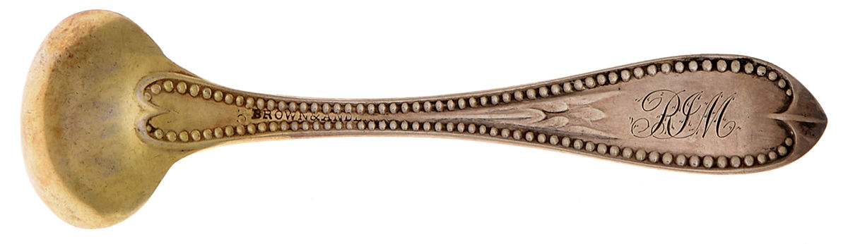 BWZ1 (Coin) Master Salt Spoon by Brown & Anderson-2