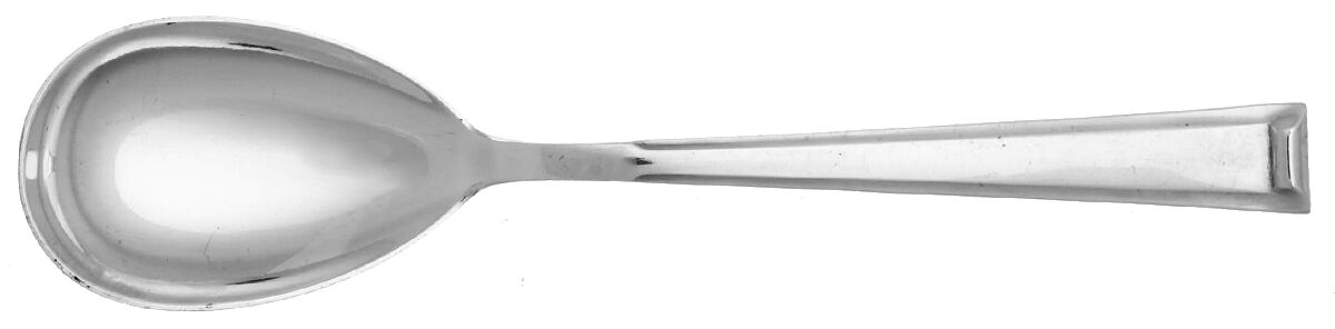 BMN24 (Silverplate) Solid Salad Serving Spoon by Bruckmann & Sohne-1
