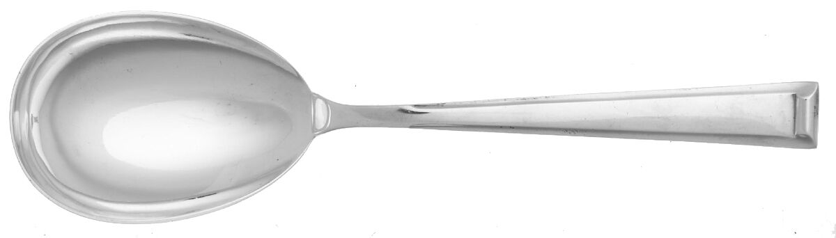 BMN24 (Silverplate) Solid Smooth Casserole Spoon by Bruckmann & Sohne-1