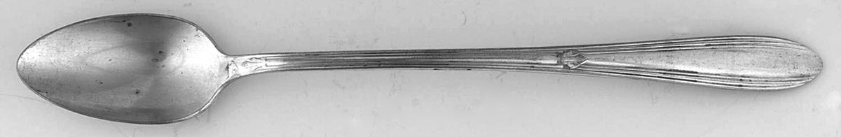 Two (Silverplate) Iced Tea Spoon by BB Silverplate-1
