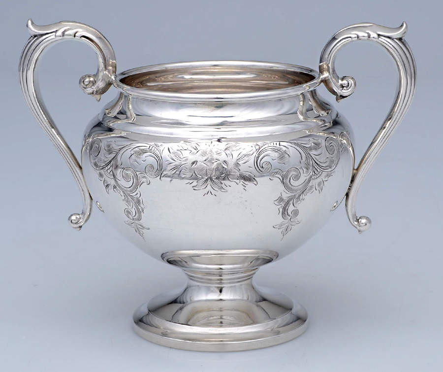 66-2 (Sterling, Hollowware) Sugar Bowl No Lid by Birks Silver-1