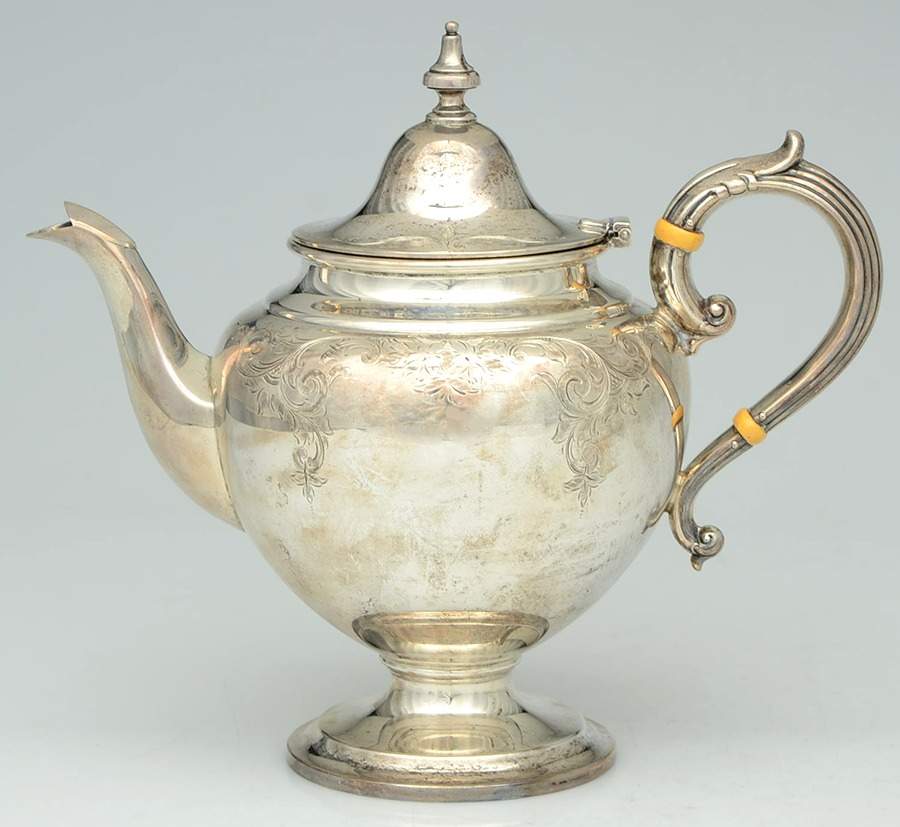 66-2 (Sterling, Hollowware) Teapot by Birks Silver-1
